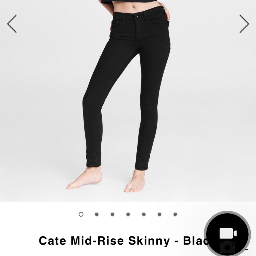 Rag and bone cate mid rise skinny jeans